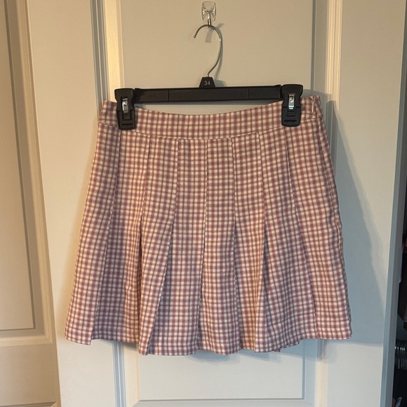 HYFVE Pink Checkered Skater Skort - Picture 1 of 5